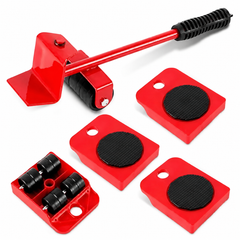 Red Metal Heavy Duty Furniture Mover Set